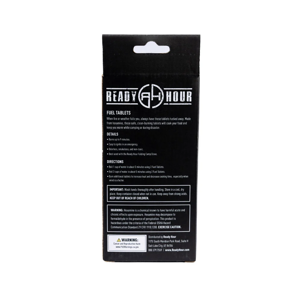Ready Hour Fuel Tablets - Hexamine (24 count) - Image 3
