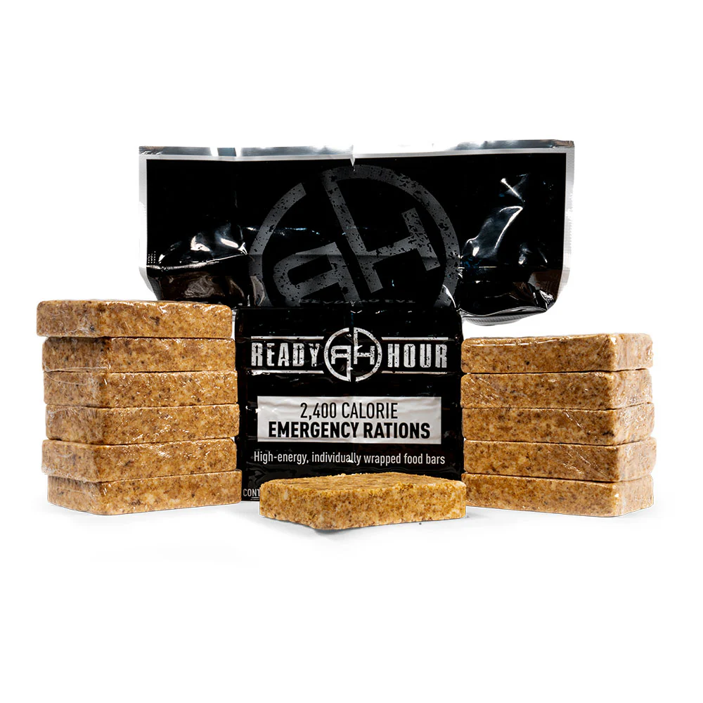 Emergency Ration Bars 2400 Calories / Package from Ready Hour