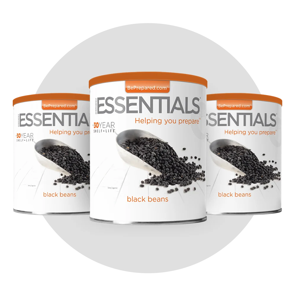 Emergency Essentials® Black Beans Large #10 Can - Image 6
