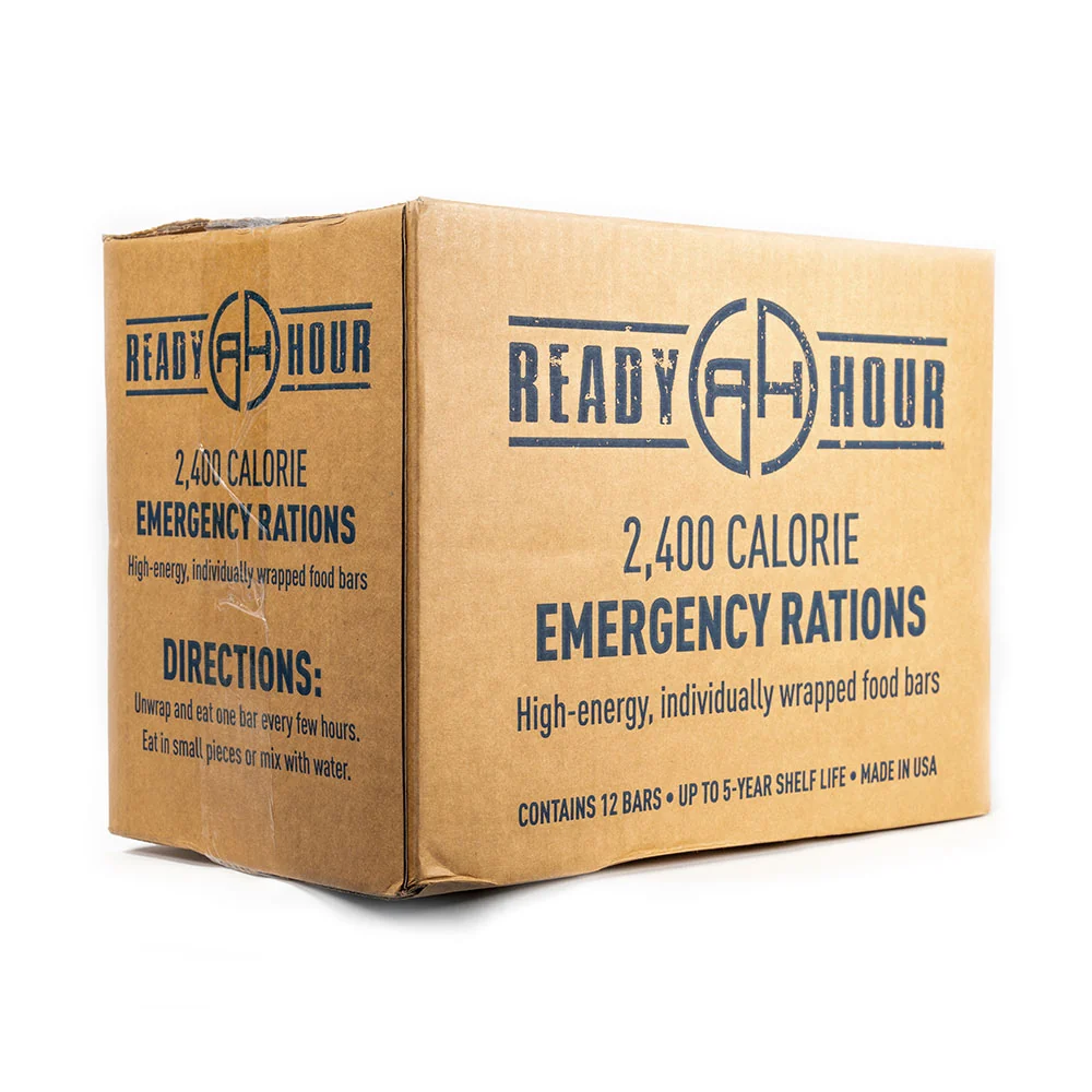 Ready Hour Case Pack:  On-The-Go Emergency Food Ration Bars 2400 Calories (30-Pack) - Image 3