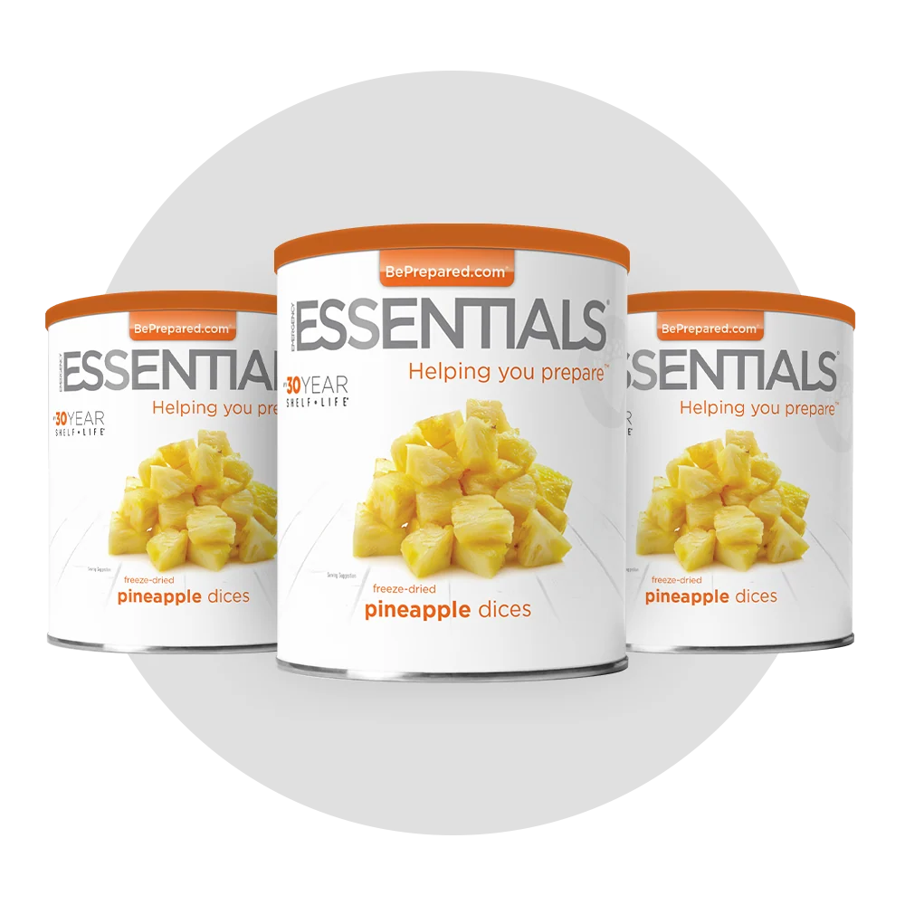 Emergency Essentials® Freeze-Dried Pineapple Dices Large  #10 Can - Image 9