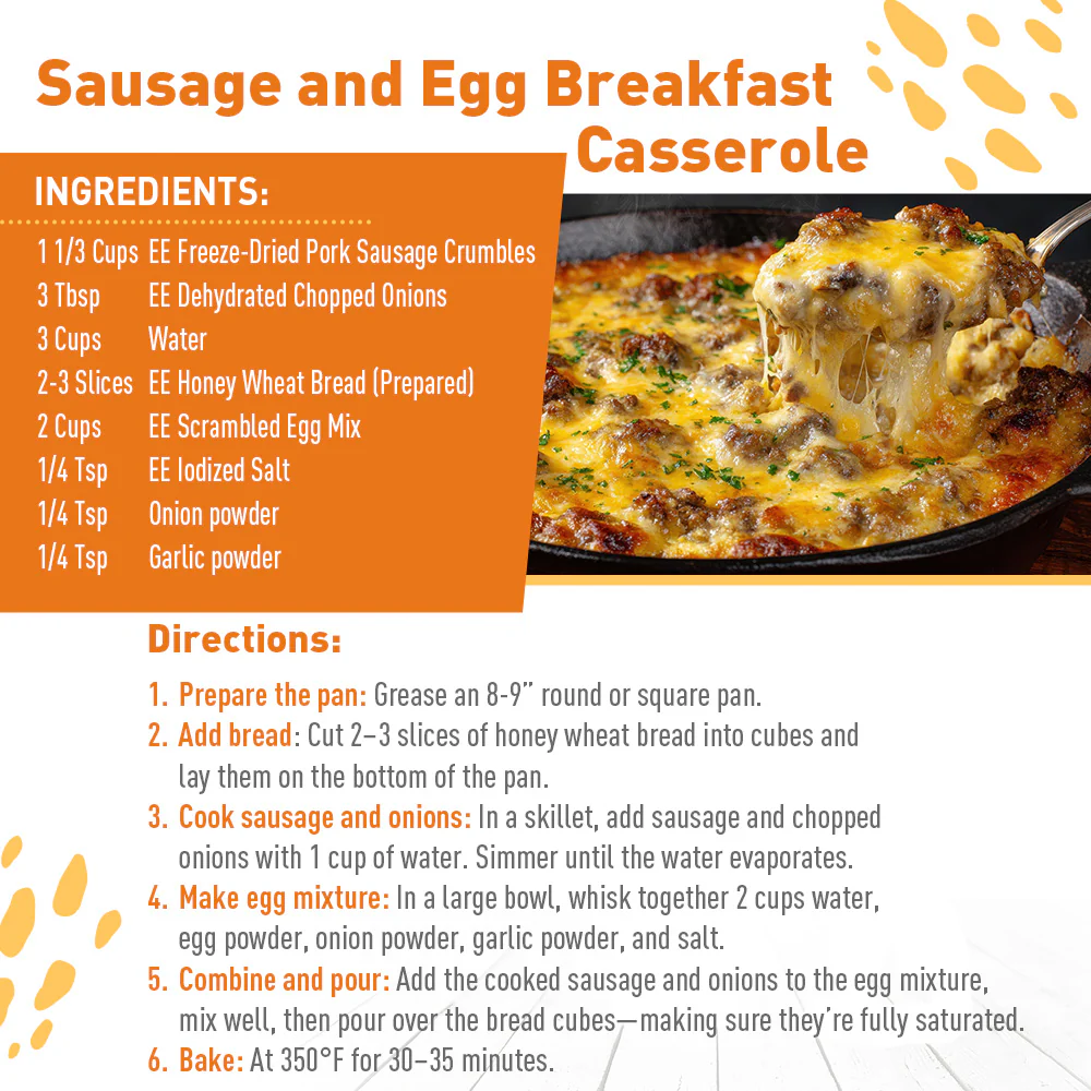 NEW Emergency Essentials® Pork Sausage Crumbles Large #10 can - Image 6
