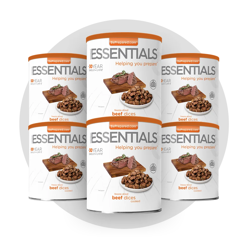 Emergency Essentials® Freeze-Dried Beef Dices Large #10 Can (Cooked) - Image 10