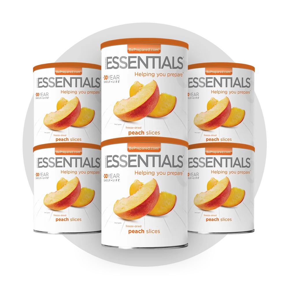 Emergency Essentials® Freeze-Dried Peach Slices Large Can - Image 11