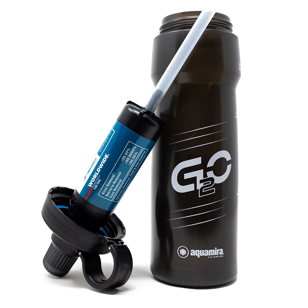 Aquamira G2O Water Filtration Bottle (Removes Protozoan Cysts, Bacteria, & Viruses to EPA Standards) - Image 3