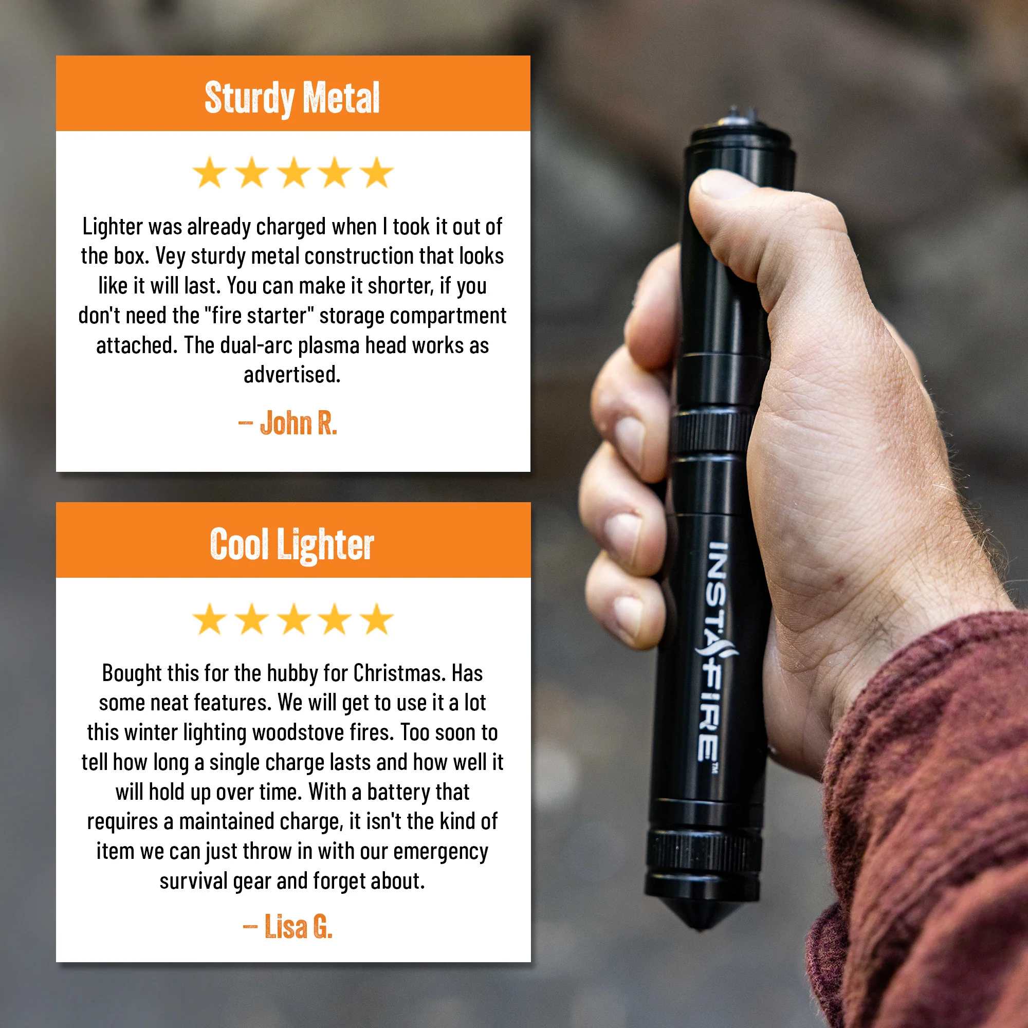 CROSS-FIRE® Dual-Arc Plasma Lighter by InstaFire - Image 7