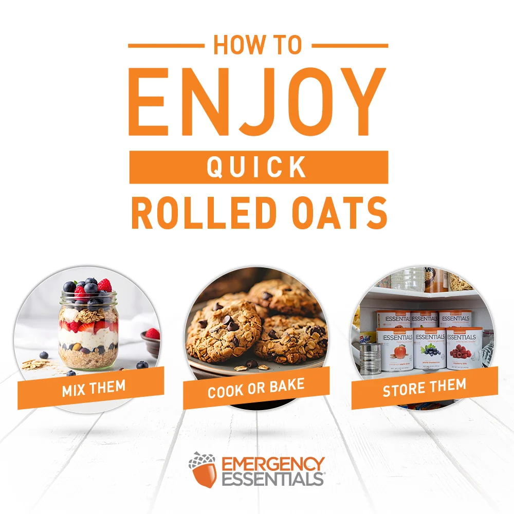 Emergency Essentials® Quick Oats Large #10 Can - Image 3
