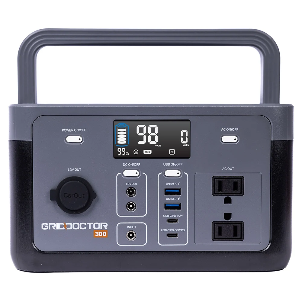 Grid Doctor 300 Portable Electric Solar Generator System - Image 4
