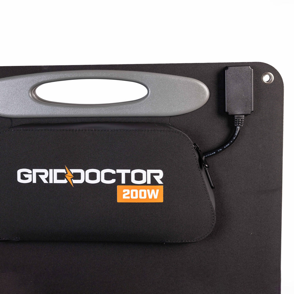 200W Solar Panel Kit by Grid Doctor for the 3300 & 2200 Solar Generator Systems - Image 10