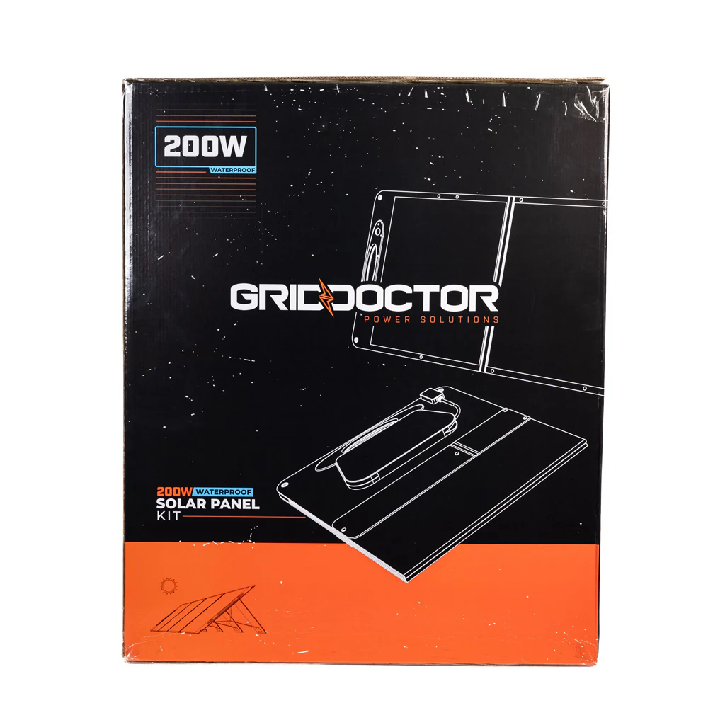 200W Solar Panel Kit by Grid Doctor for the 3300 & 2200 Solar Generator Systems - Image 12